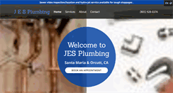 Desktop Screenshot of jesplumbing.net